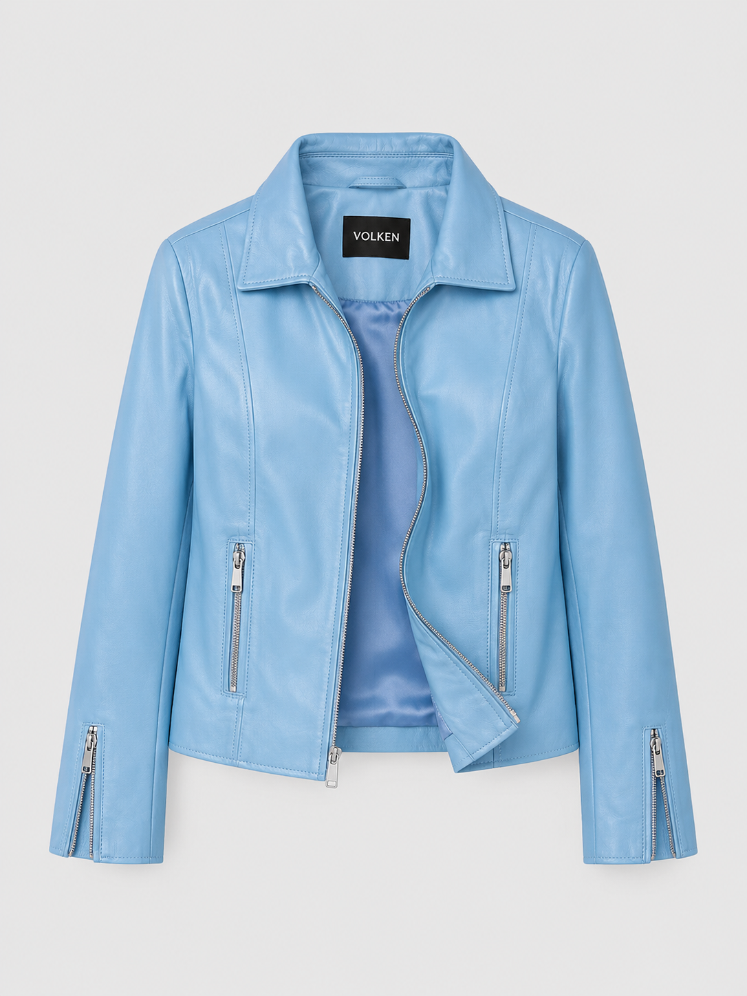 AVERRA Leather Biker Jacket