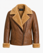 AVIORA SHEARLING AVIATOR JACKET