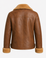 AVIORA SHEARLING AVIATOR JACKET BACK
