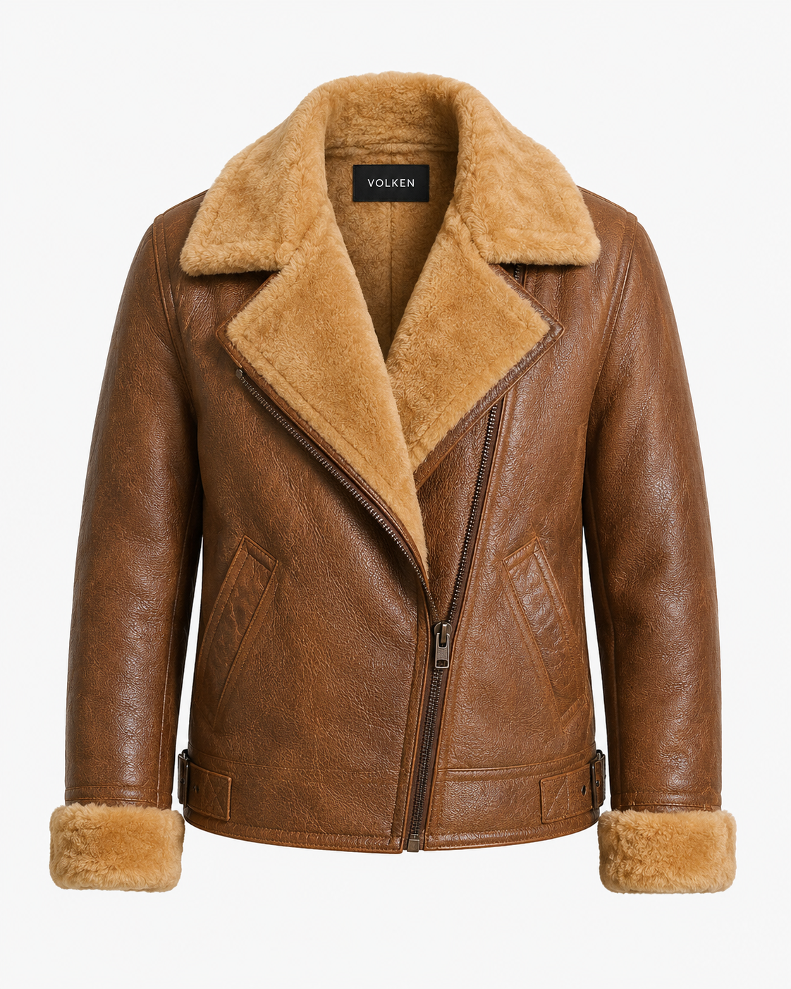 AVIORA SHEARLING AVIATOR JACKET