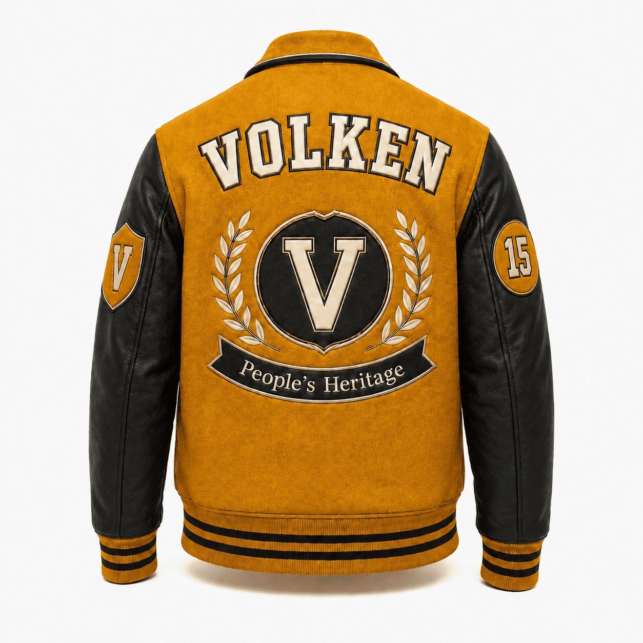 PEOPLE'S HERITAGE MEN'S VARSITY JACKET BACK