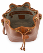 NARIS LEATHER DRAWSTRING BUCKET BAG - Image 2