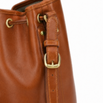 NARIS LEATHER DRAWSTRING BUCKET BAG - Image 4