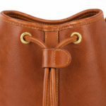 NARIS LEATHER DRAWSTRING BUCKET BAG - Image 5