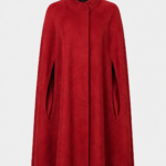 RAVENZA SUEDE CAPE COAT