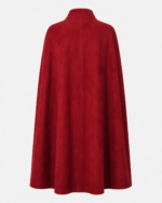 RAVENZA SUEDE CAPE COAT BACK