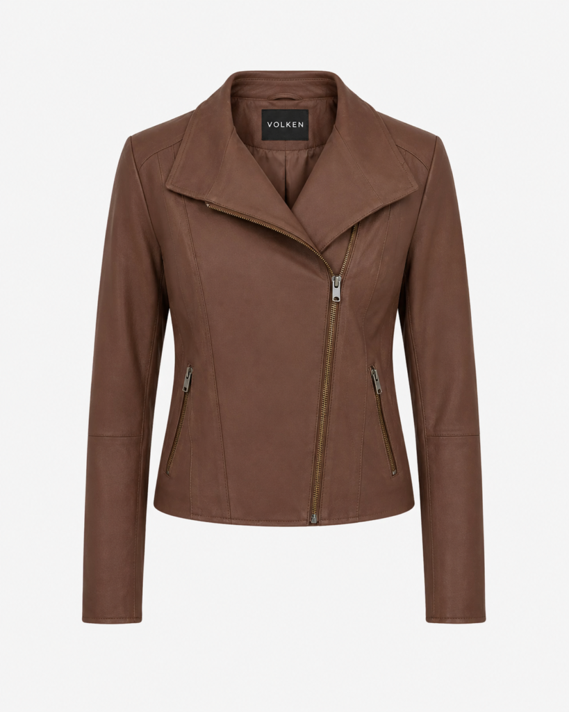 SERENA LEATHER MOTO JACKET