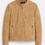 VANTON SUEDE ZIP JACKET