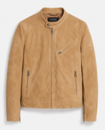 VANTON SUEDE ZIP JACKET