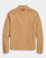VANTON SUEDE ZIP JACKET BACK