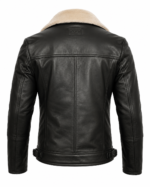 VARNOX SHEARLING BIKER JACKET BACK