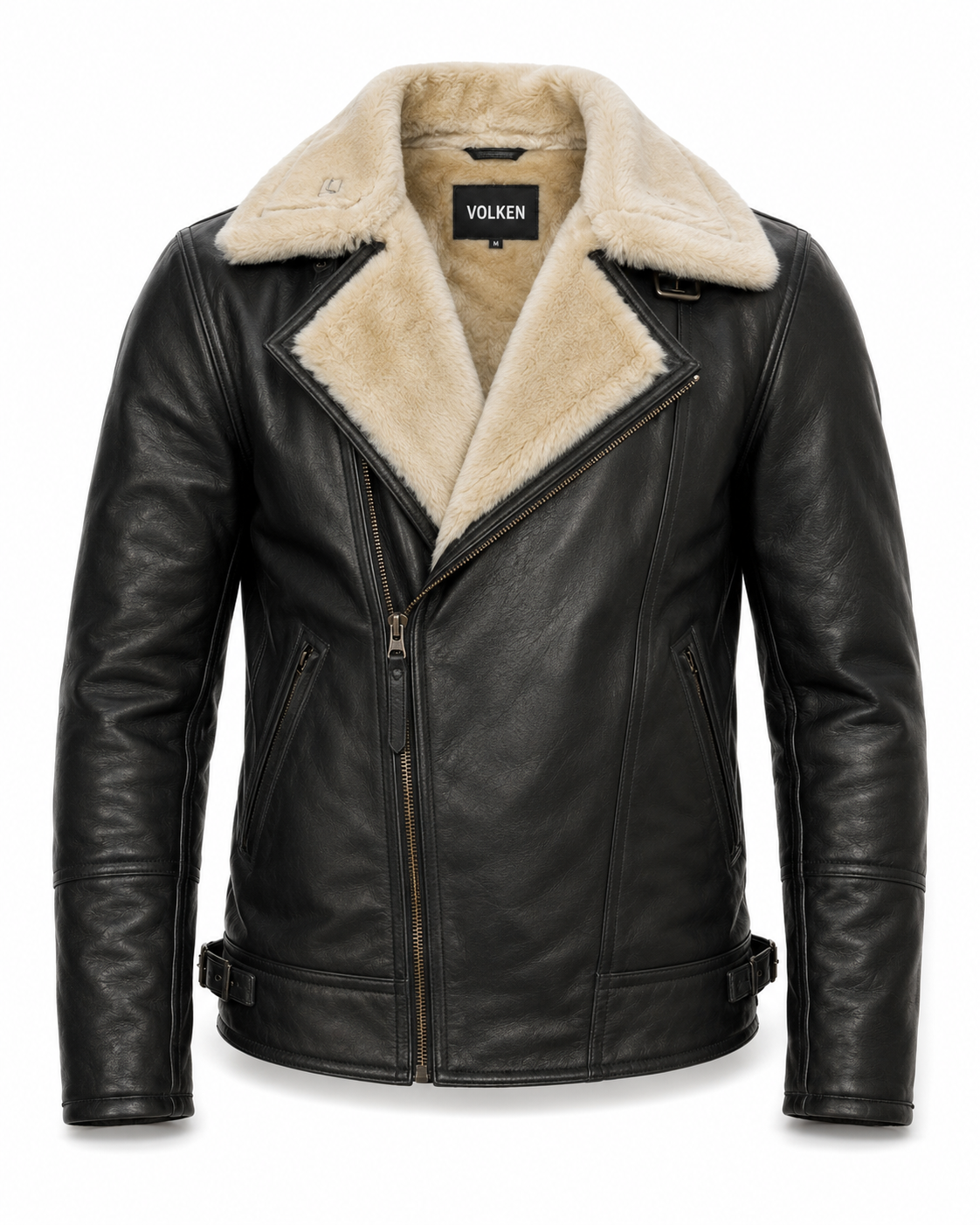 VARNOX SHEARLING BIKER JACKET