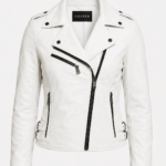 VAYLORA ASYMMETRIC LEATHER BIKER JACKET