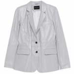 VELORA LEATHER BLAZER