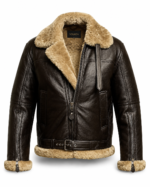 VEYRIK SHEARLING AVIATOR JACKET