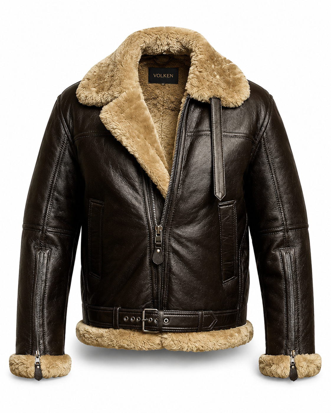 VEYRIK SHEARLING AVIATOR JACKET