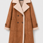 WELNORA SUEDE SHEARLING COAT