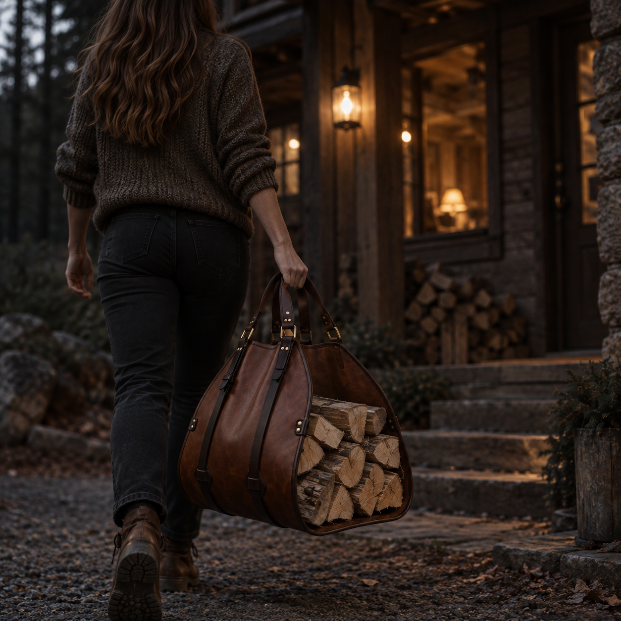 firewood carrier